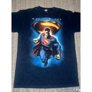 Vintage Superman Man of Steel men's t shirt size medium. DC comics.